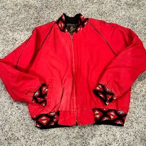 David James Vintage Jacket with Aztec Blanket Lining